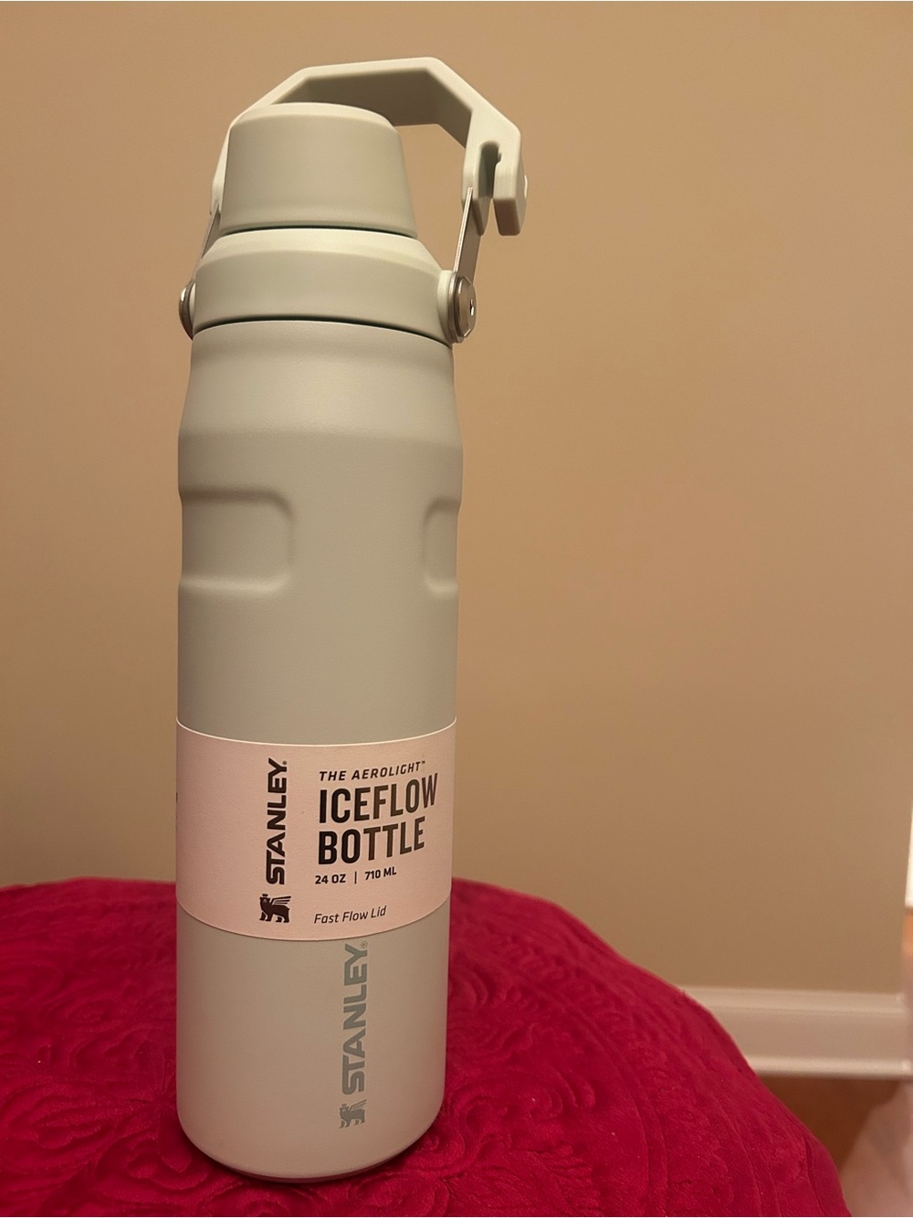 Stanley IceFlow 24 oz  Bottle in Light sage color